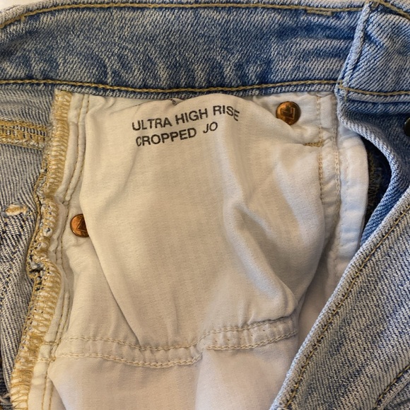 For all mankind button up high rise crop jo jeans - Picture 8 of 8